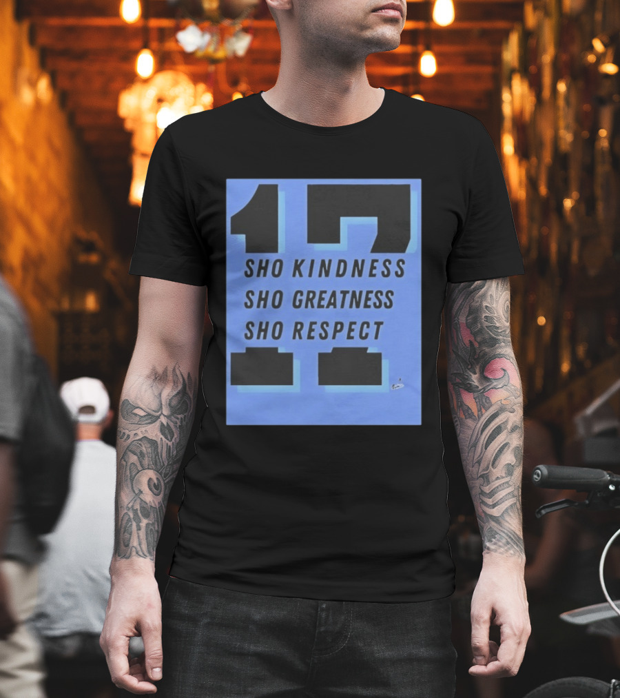 Shohei Ohtani 17 Sho Kindness Greatness Respect Dodgers T-Shirt