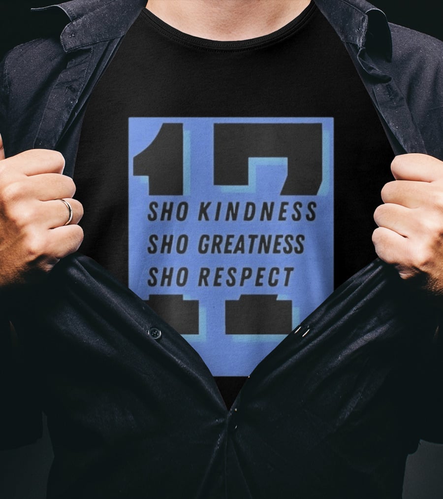 Shohei Ohtani 17 Sho Kindness Greatness Respect Dodgers T-Shirt