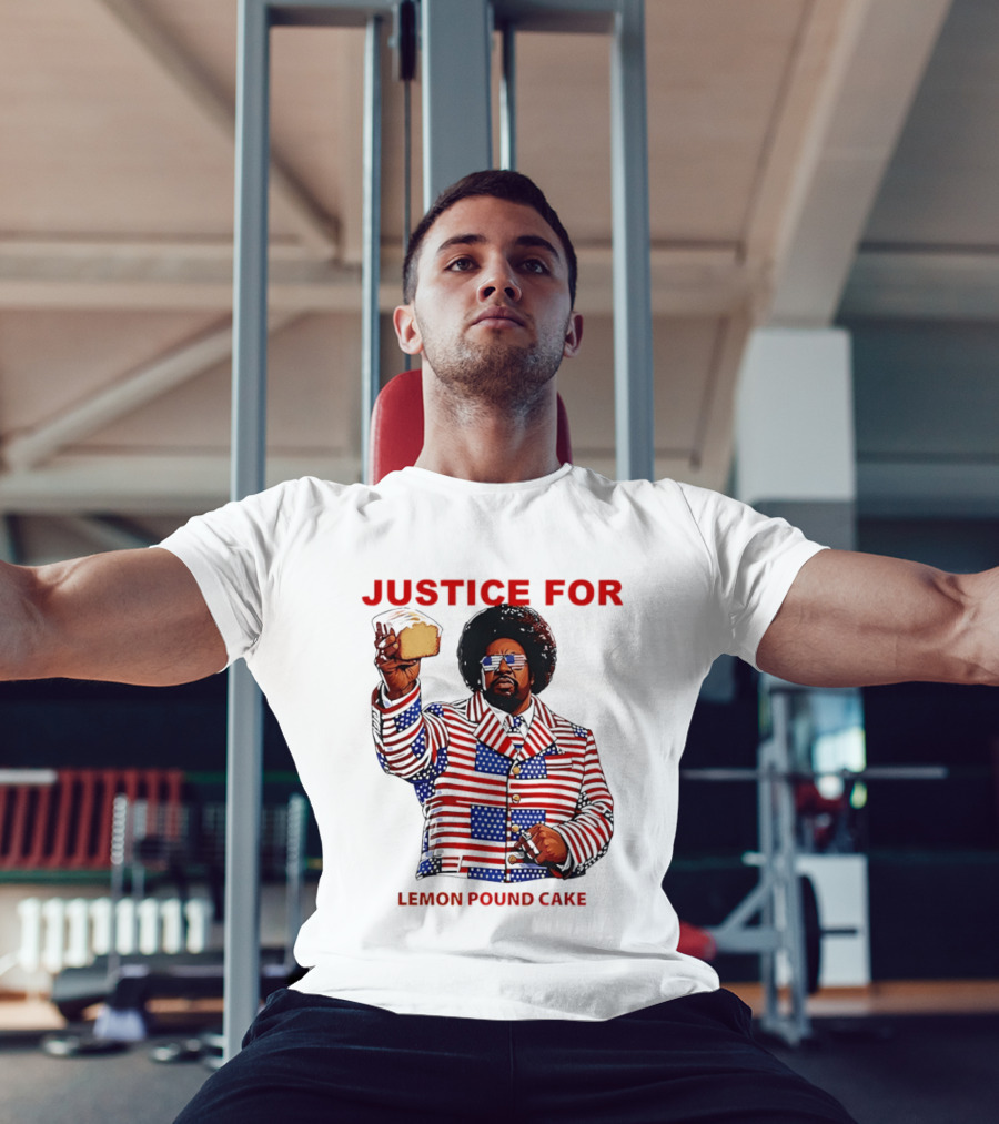 Justice For Lemon Pound Cake Afroman Stars And Stripes Suit T-Shirt