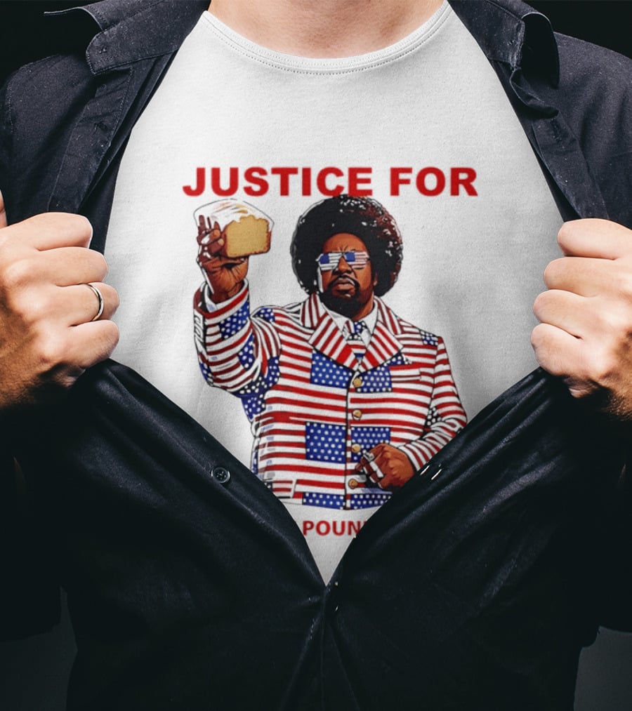 Justice For Lemon Pound Cake Afroman Stars And Stripes Suit T-Shirt