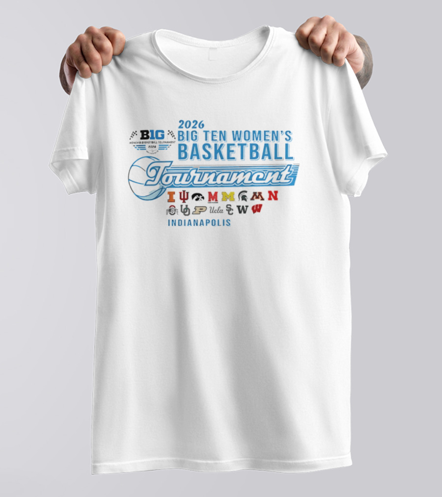 2026 Big Ten Women's Basketball Tournament Indianapolis T-Shirt