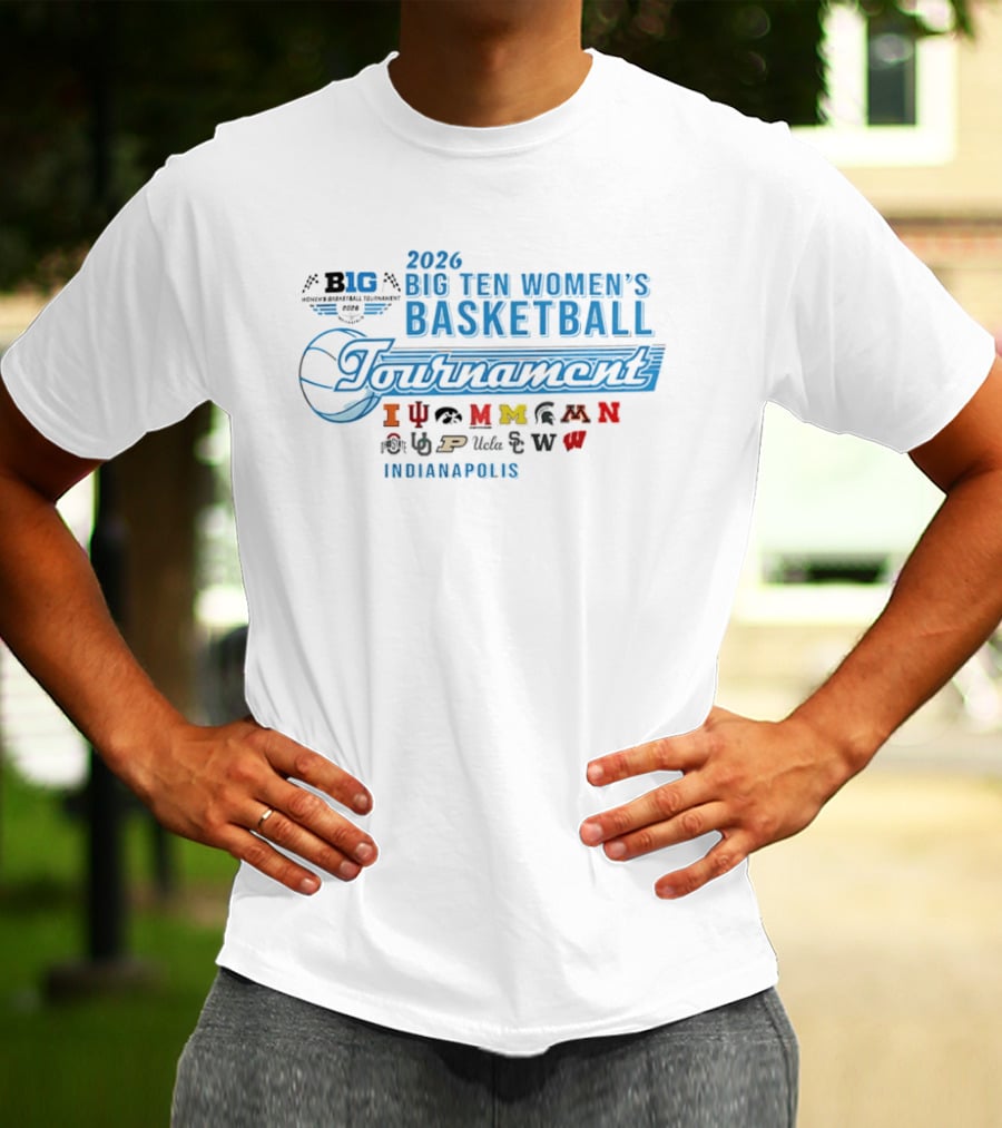 2026 Big Ten Women's Basketball Tournament Indianapolis T-Shirt
