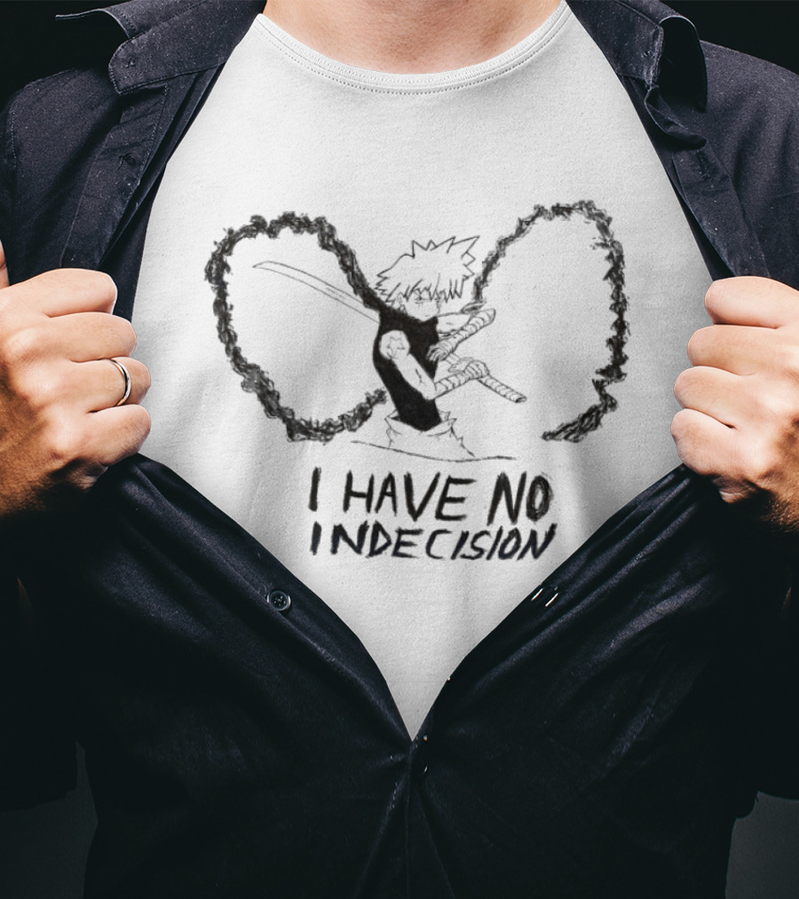 Black Star Ninja I Have No Indecision T-Shirt