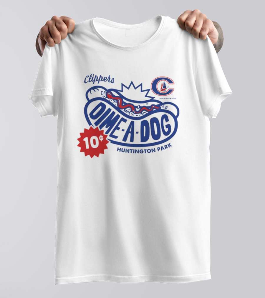 Clippers Dime A Dog 10¢ Huntington Park T-Shirt
