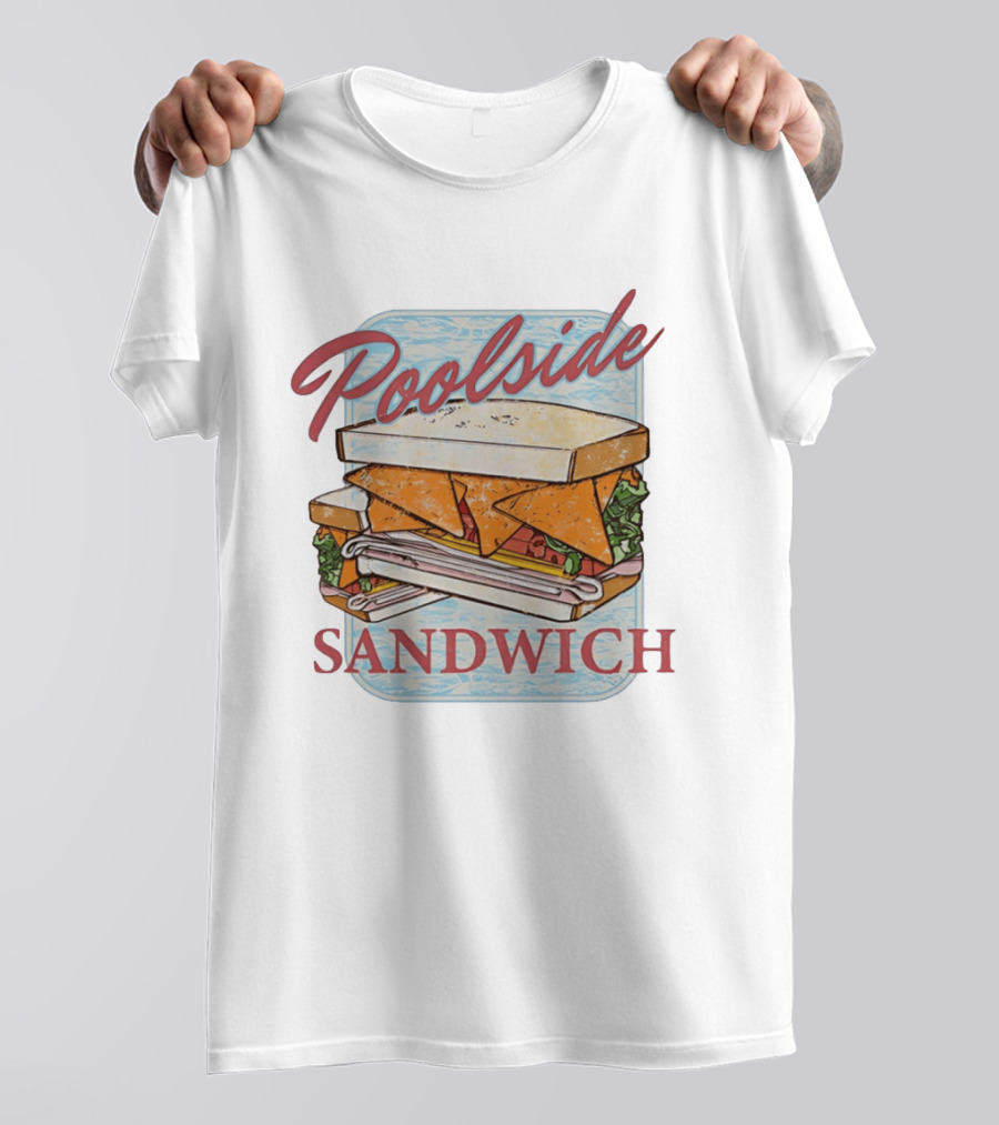 Poolside Sandwich Retro Summer Vibes T-Shirt