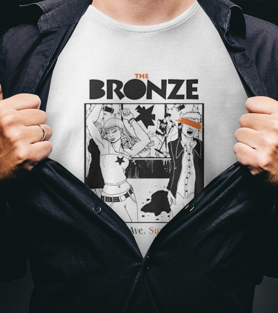 The Bronze 13 Helena Ave Sunnydale CA Party Scene T-Shirt