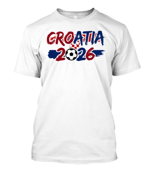 Croatia World Cup 2026 Soccer Team Fan Gear T-Shirt