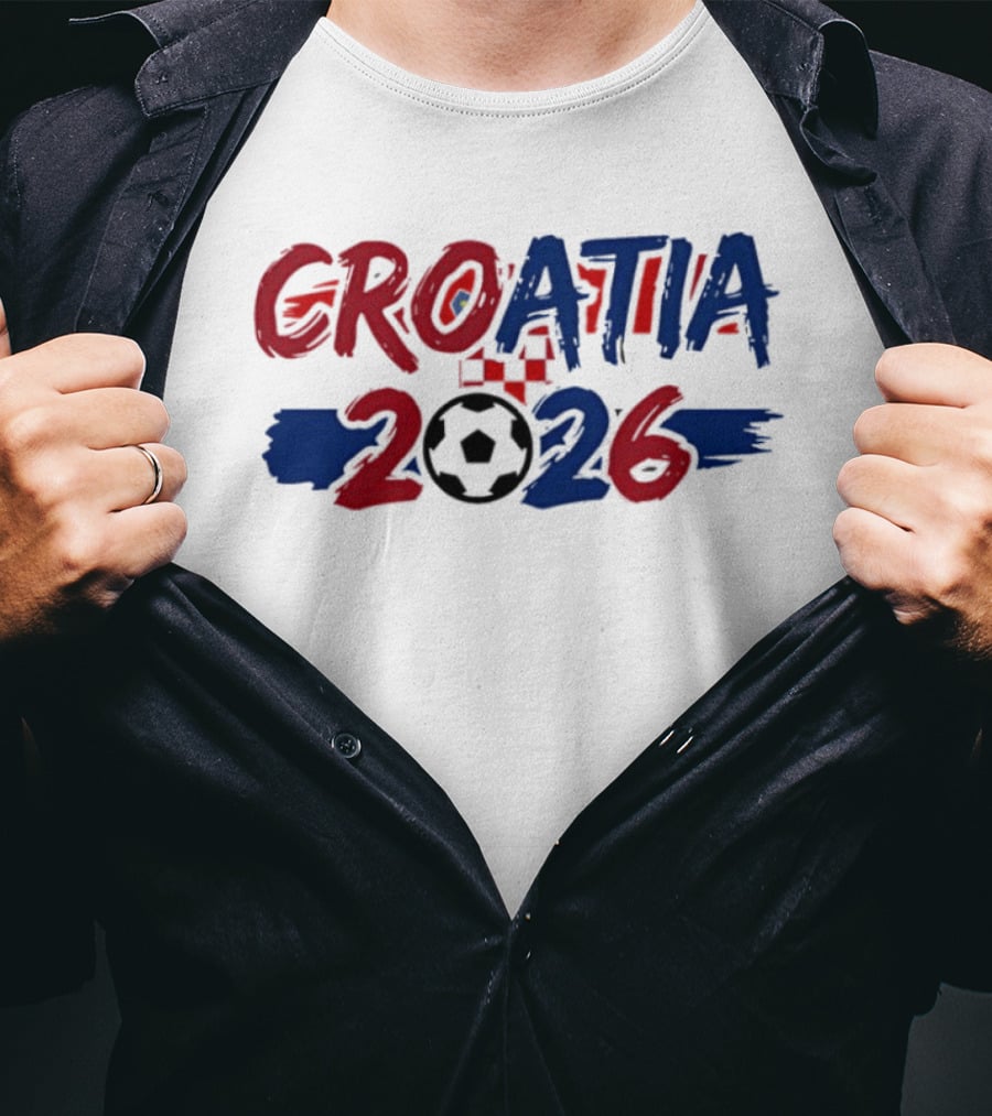 Croatia World Cup 2026 Soccer Team Fan Gear T-Shirt