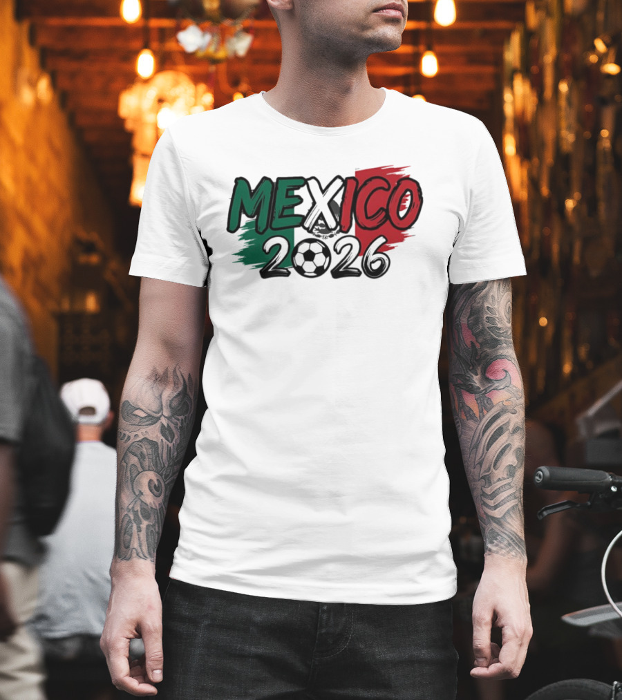 Mexico 2026 Soccer Fan Celebration National Team T-Shirt