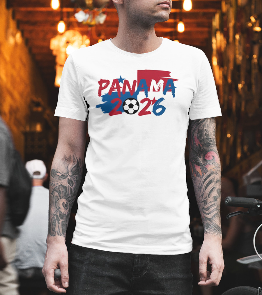 Panama 2026 Soccer Team World Cup Soccer Ball T-Shirt