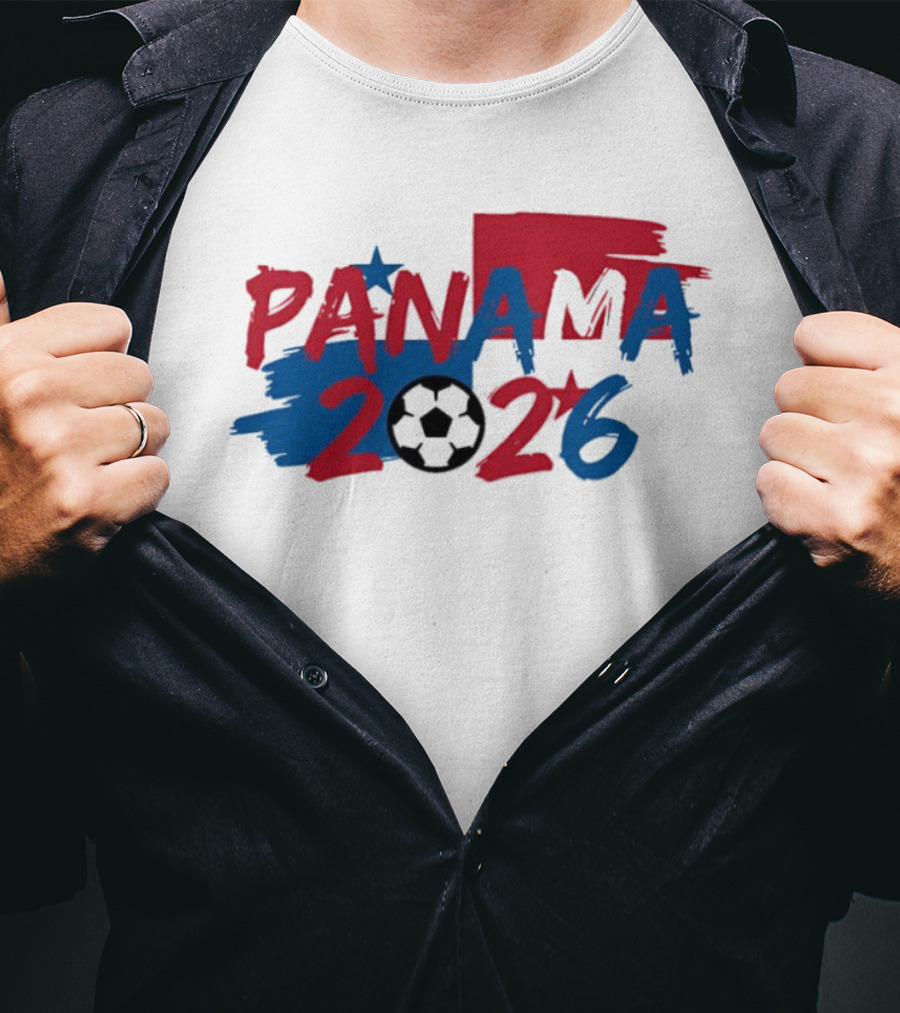 Panama 2026 Soccer Team World Cup Soccer Ball T-Shirt