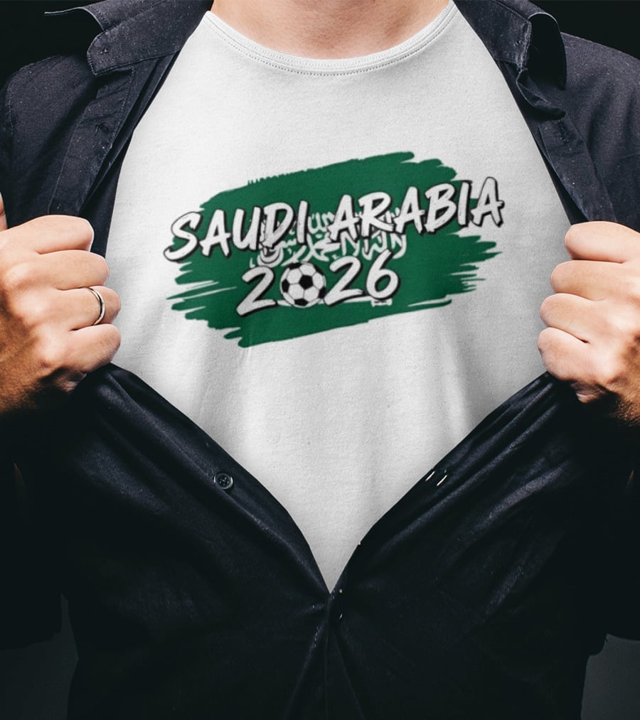 Saudi Arabia 2026 Soccerball T-Shirt