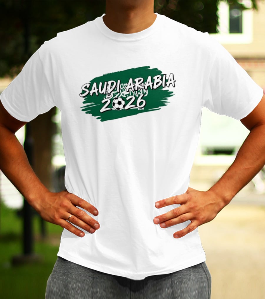 Saudi Arabia 2026 Soccerball T-Shirt
