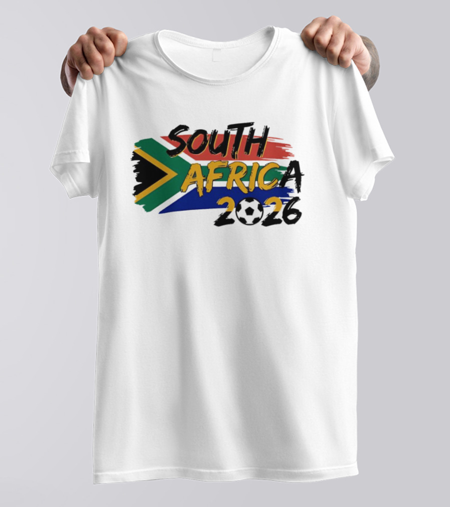 South Africa 2026 Flag Colors Soccer T-Shirt