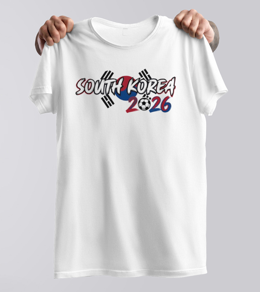 South Korea 2026 World Cup Soccer Team Fan T-Shirt