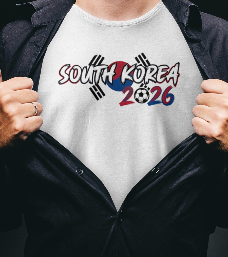 South Korea 2026 World Cup Soccer Team Fan T-Shirt
