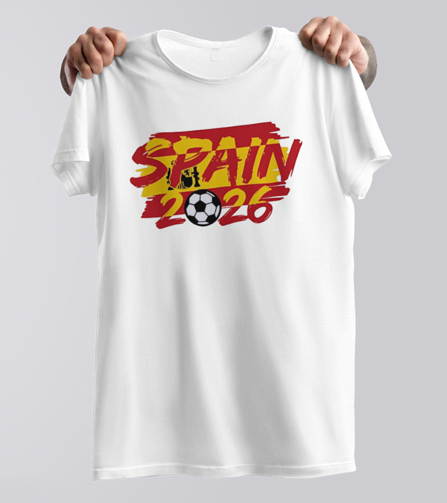 Spain 2026 World Cup Soccer Football Team T-Shirt