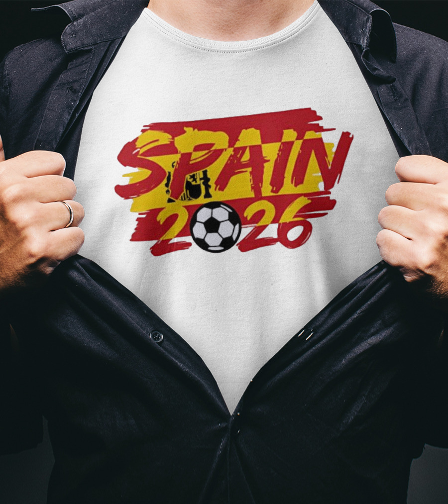 Spain 2026 World Cup Soccer Football Team T-Shirt