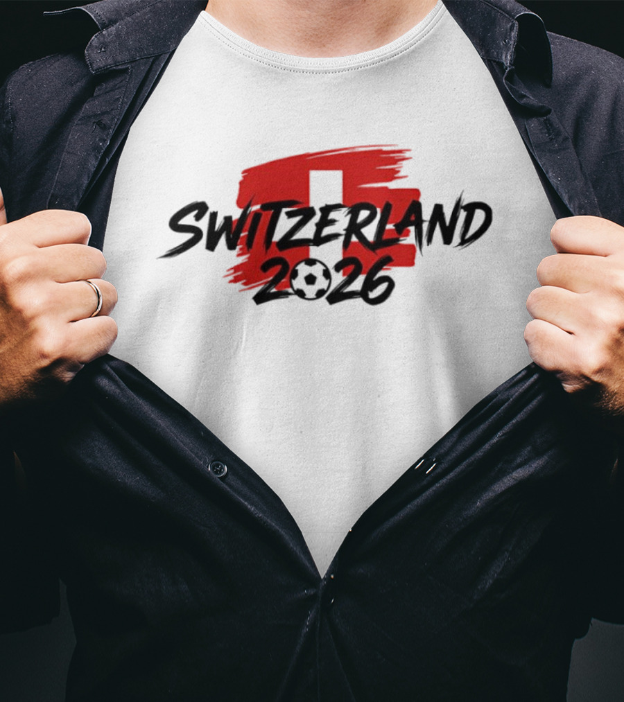 Switzerland 2026 Football World Cup Team Soccer T-Shirt