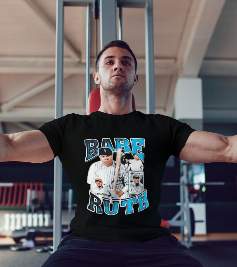 Babe Ruth New York Yankees Iconic Baseball Legend T-Shirt