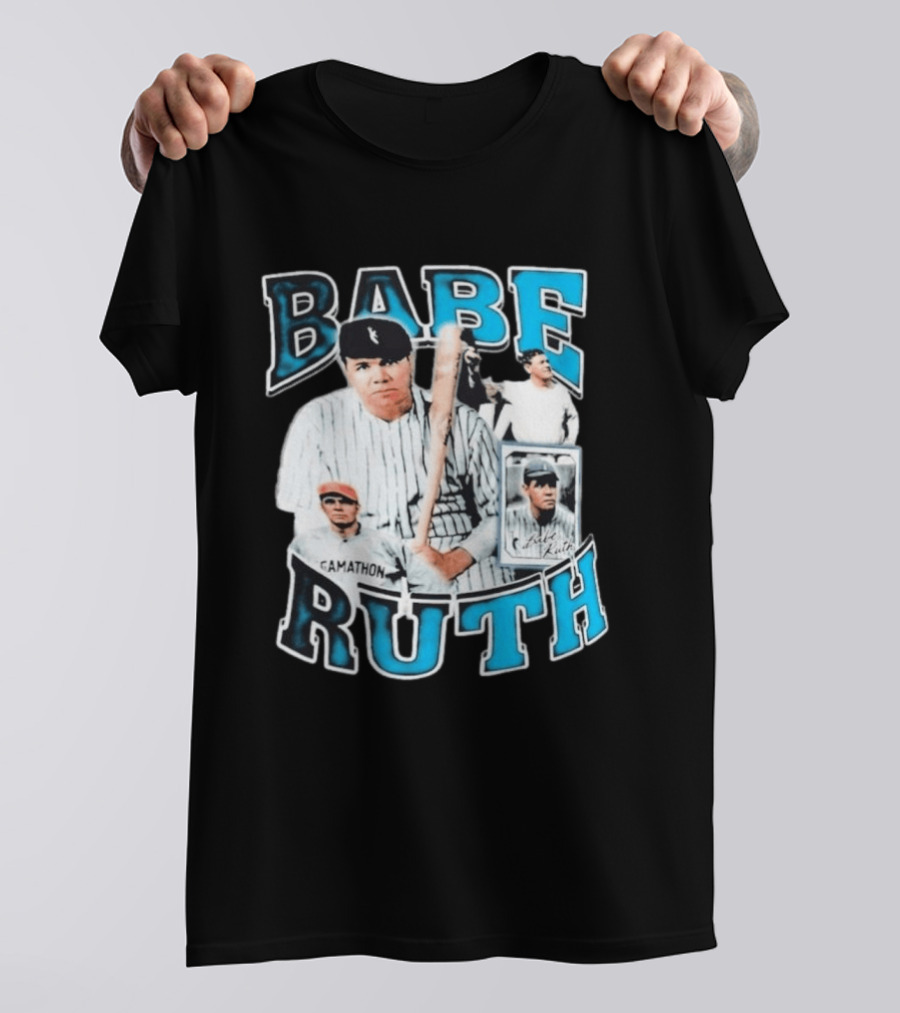 Babe Ruth New York Yankees Iconic Baseball Legend T-Shirt