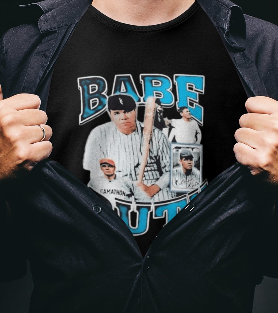 Babe Ruth New York Yankees Iconic Baseball Legend T-Shirt