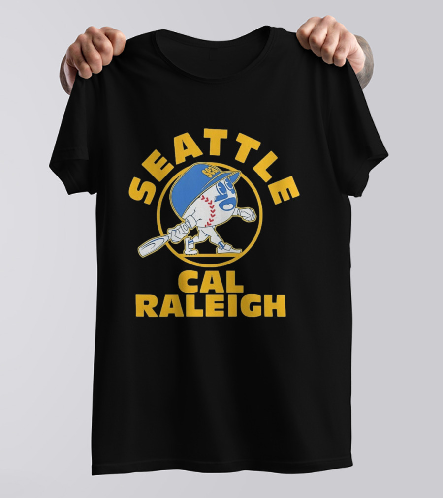 Seattle Mariners Cal Raleigh Baseball T-Shirt