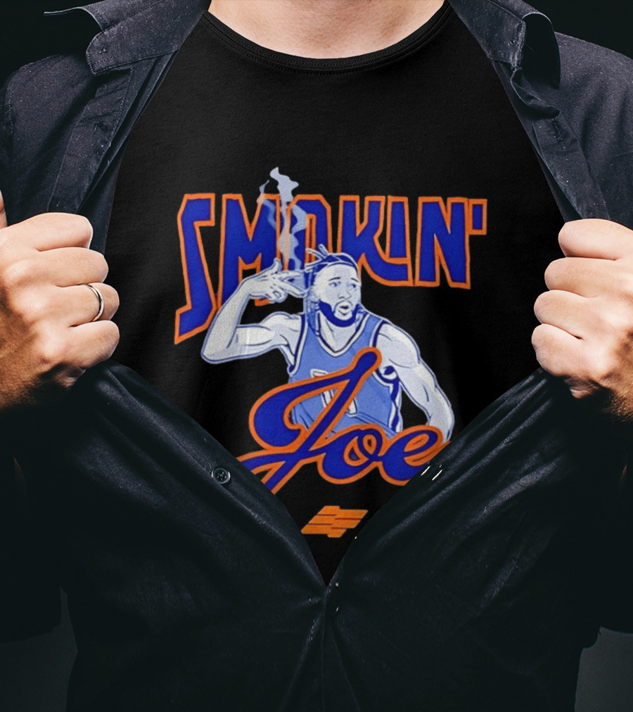 Smokin' Joe Basketball Iconic Athlete Smoke Gesture T-Shirt