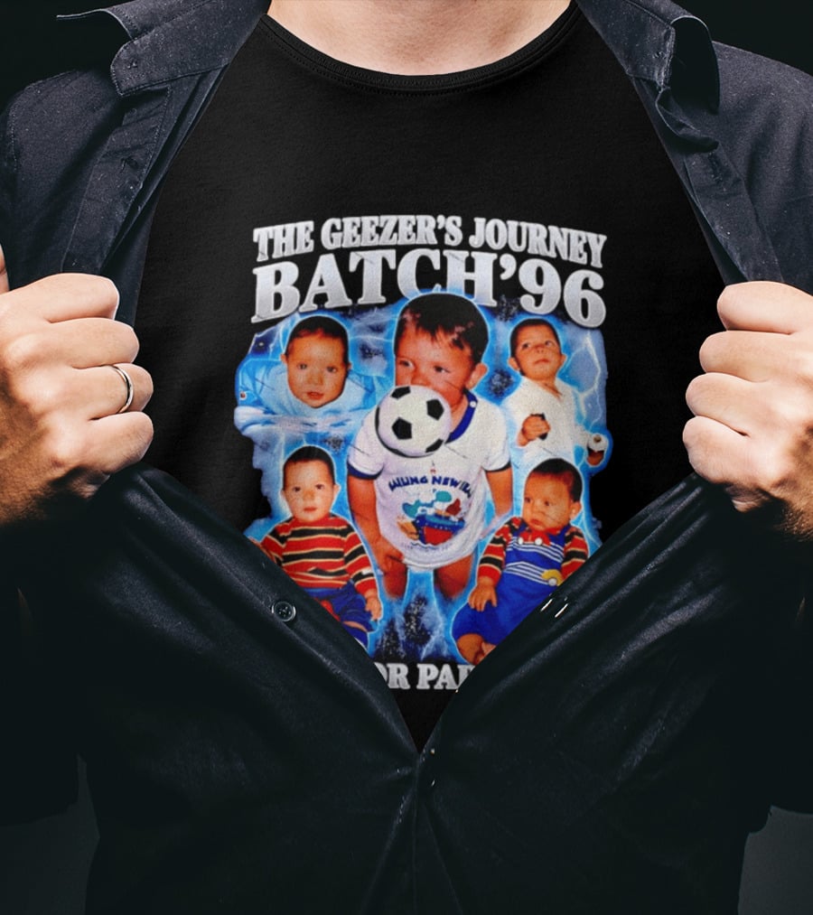 The Geezer's Journey Batch '96 Bachelor Party 2024 Baby Soccer T-Shirt