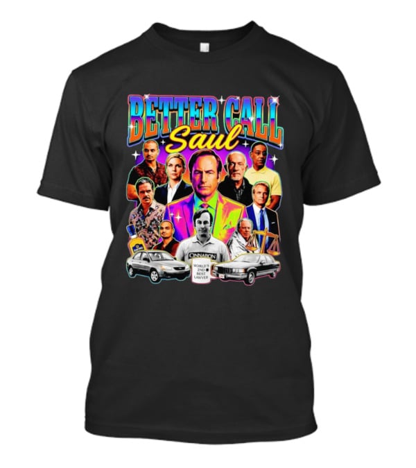 Better Call Saul Breaking Bad Characters Jimmy McGill Kim Wexler Mike Gus T-Shirt