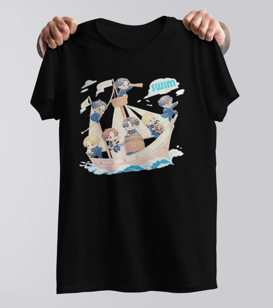 BTS Arirang World Tour Swim Track Sailboat Adventure T-Shirt