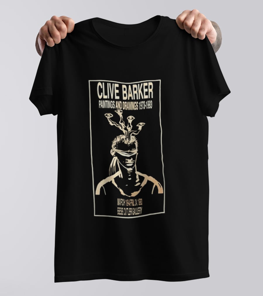 Clive Barker Paintings And Drawings 1973 1983 Black Thorn By Chet Zar CEPHALOMANCER T-Shirt