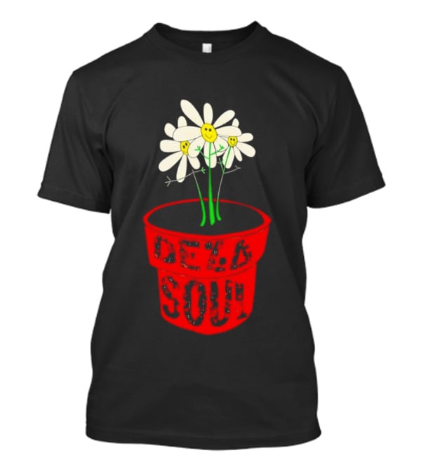 De La Soul Is Dead Flower Pot With White Daisies T-Shirt