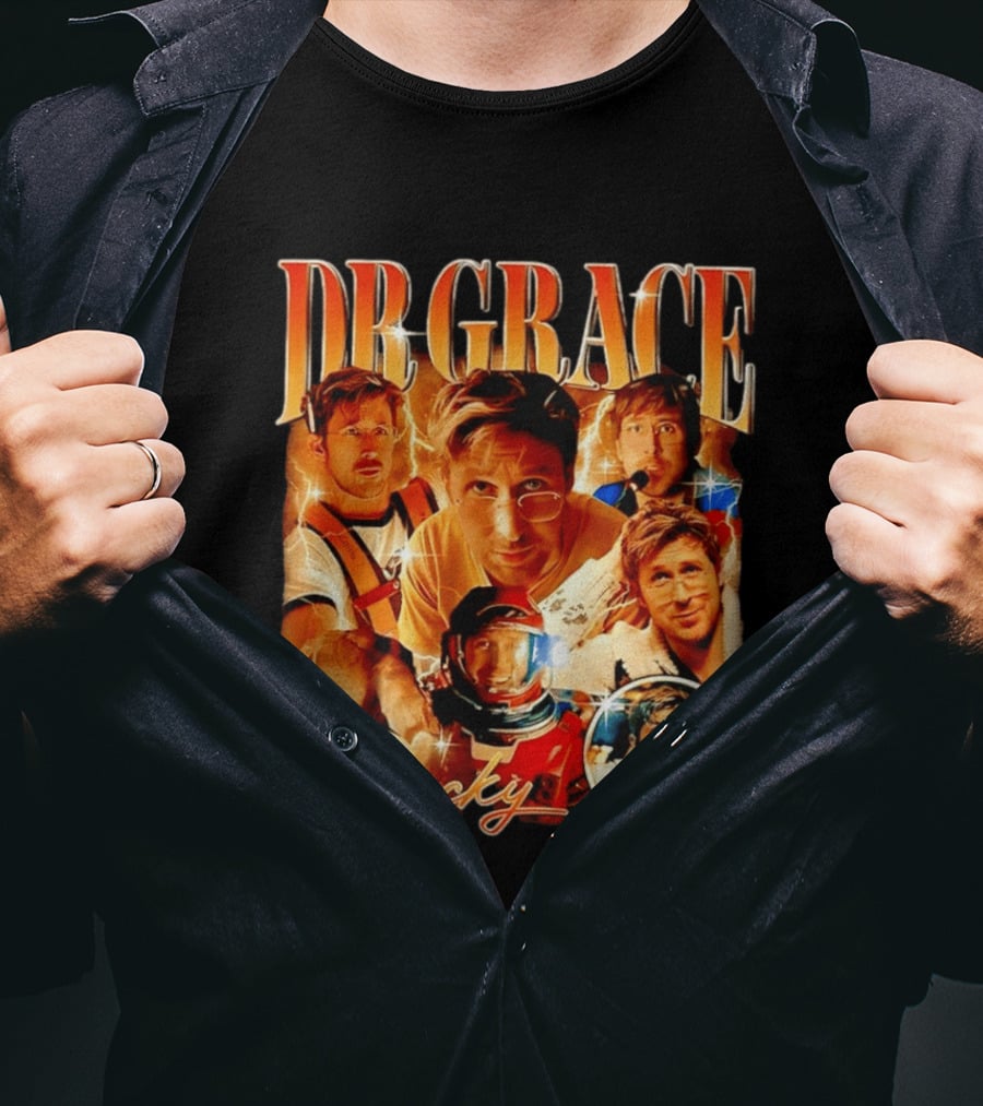 Dr Grace Rocky Ryan Gosling Space Adventure T-Shirt