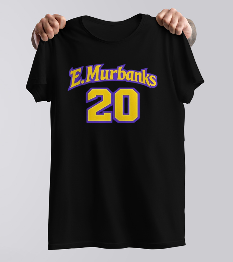 E Murbanks 20 Purple And Gold T-Shirt