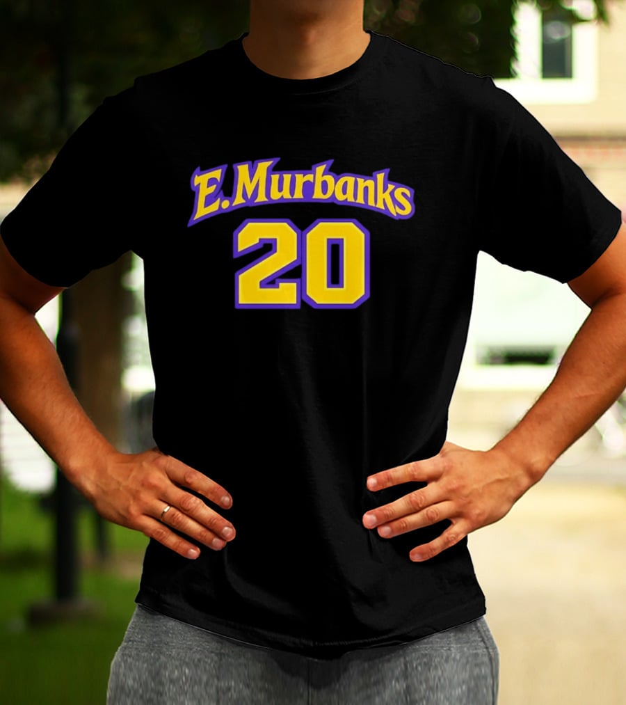 E Murbanks 20 Purple And Gold T-Shirt
