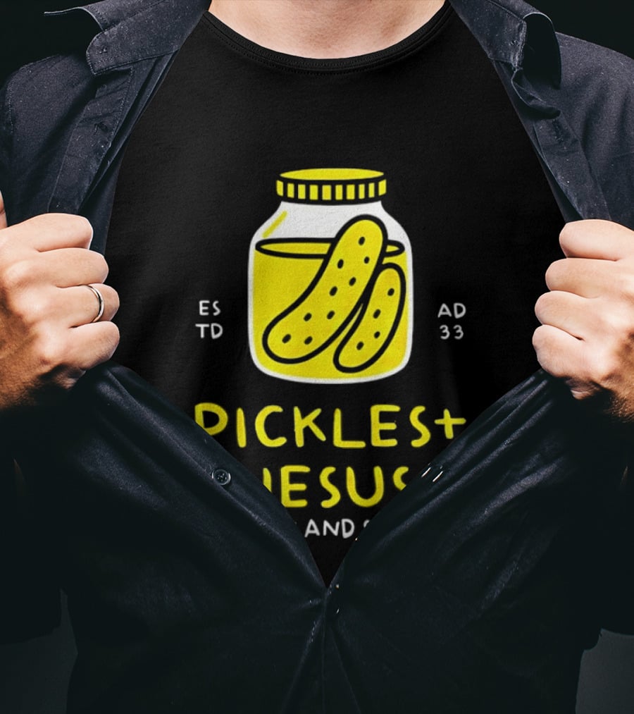 Established 33 AD Pickles And Jesus Salty And Saved T-Shirt