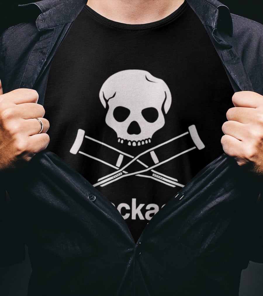 Jackass MTV Skull Crutches T-Shirt