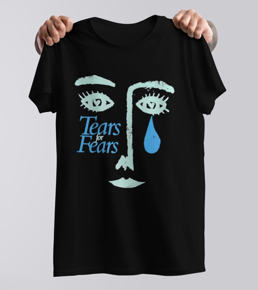 Tears For Fears 1989 Album Face Eyes And Teardrop T-Shirt