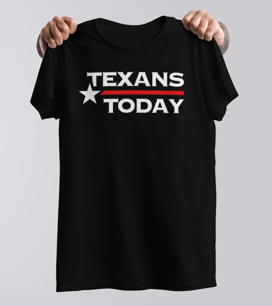 Texans Today Star Red Line T-Shirt