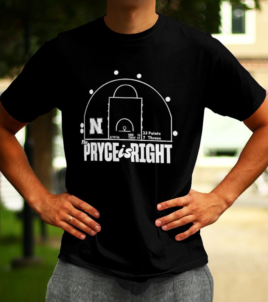 The Pryce Is Right N Basketball Court Stats 23 Points 7 Threes T-Shirt