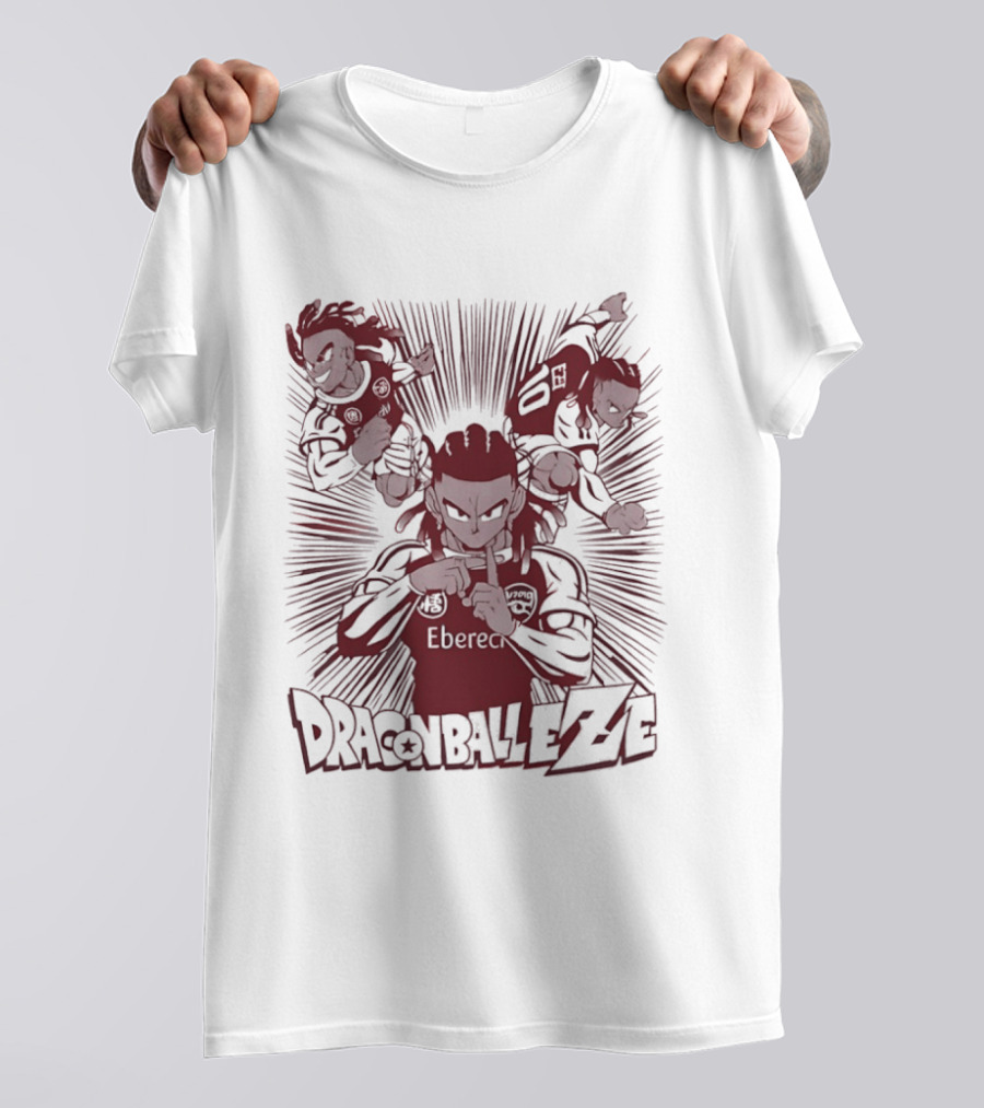 Dragon Ball Z Eberechi Eze Arsenal Player Fusion T-Shirt
