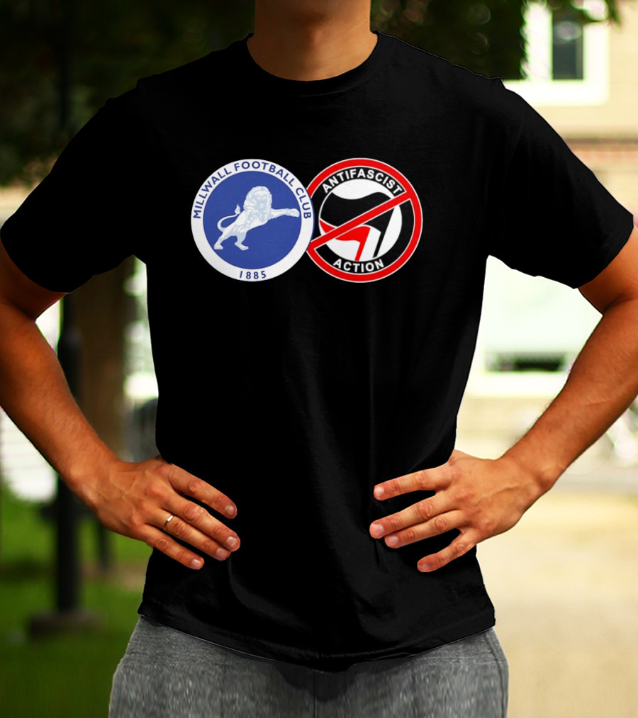 Millwall Football Club 1885 Anti Antifascist Action T-Shirt