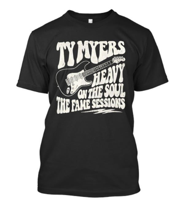 Ty Myers Heavy On The Soul The Fame Sessions Guitar T-Shirt