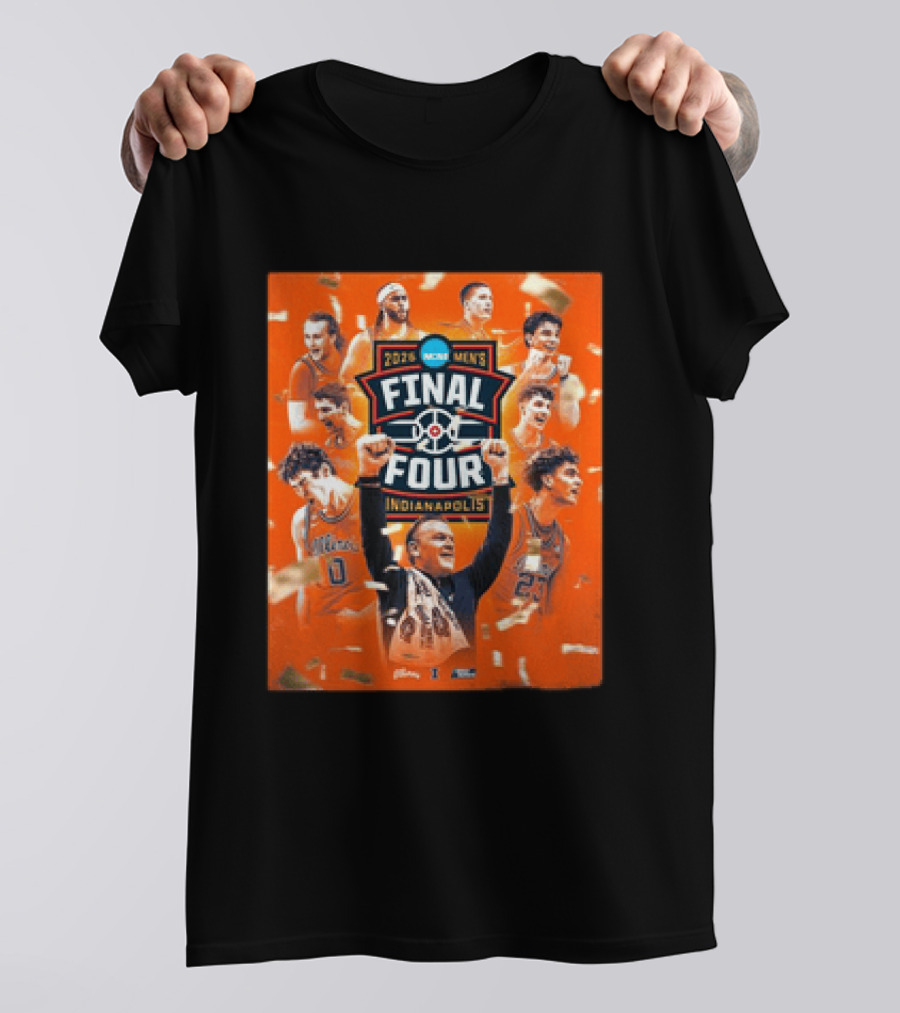 Illinois Fighting Illini 2026 Final Four Indianapolis Celebration T-Shirt