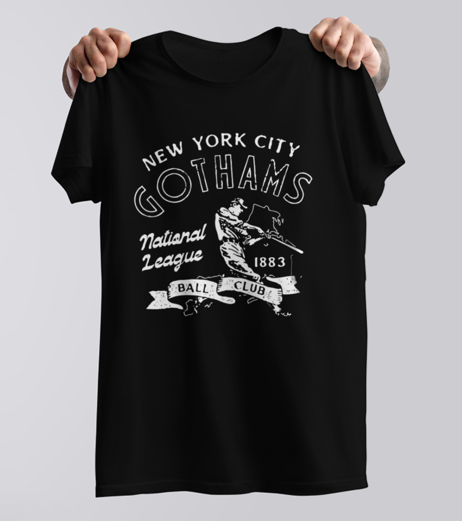 New York City Gothams Baseball National League 1883 Ball Club T-Shirt