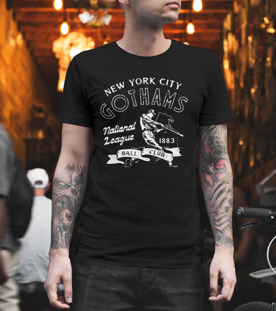 New York City Gothams Baseball National League 1883 Ball Club T-Shirt