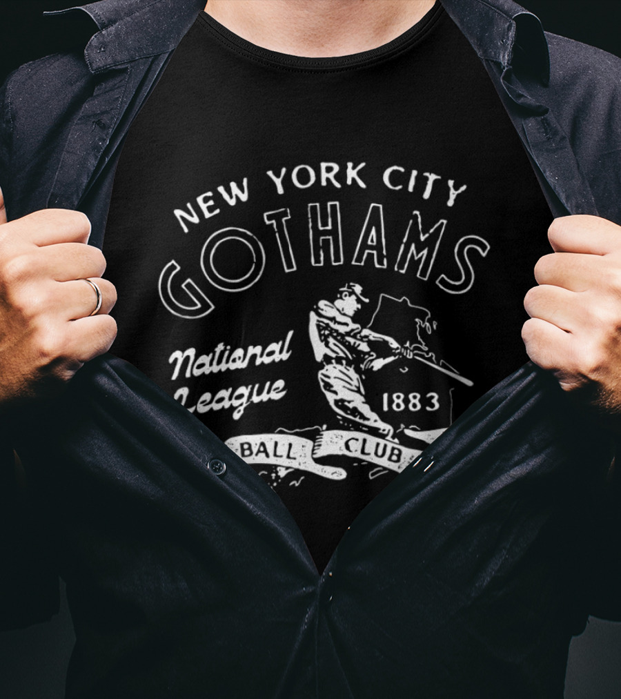 New York City Gothams Baseball National League 1883 Ball Club T-Shirt