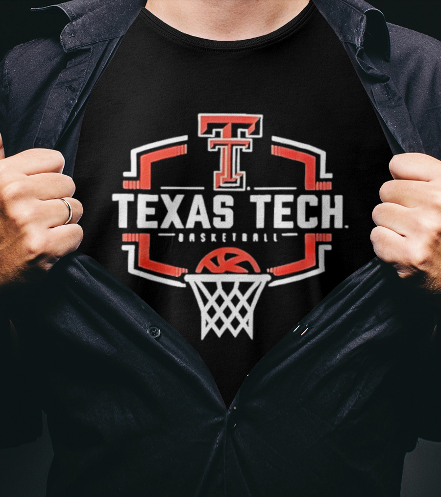 Texas Tech Red Raiders Basketball Hoop Buzzer Beater T-Shirt