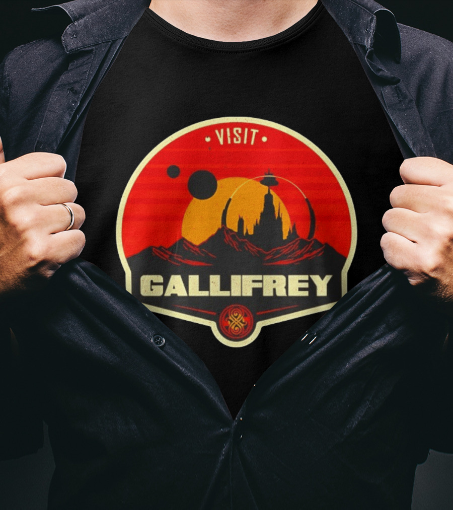 Visit Gallifrey Chrono Citadel Sci Fi World T-Shirt
